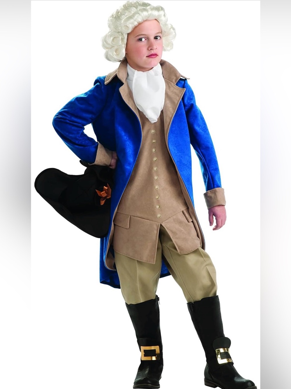 NWT Rubie's Deluxe George Washington Costume Size Small 4-6